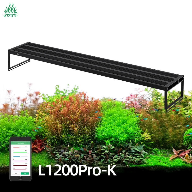 Planted Aquarium Cycling - ZXY WEEKAQUA L1200K Pro 120CM APP-gestuurde