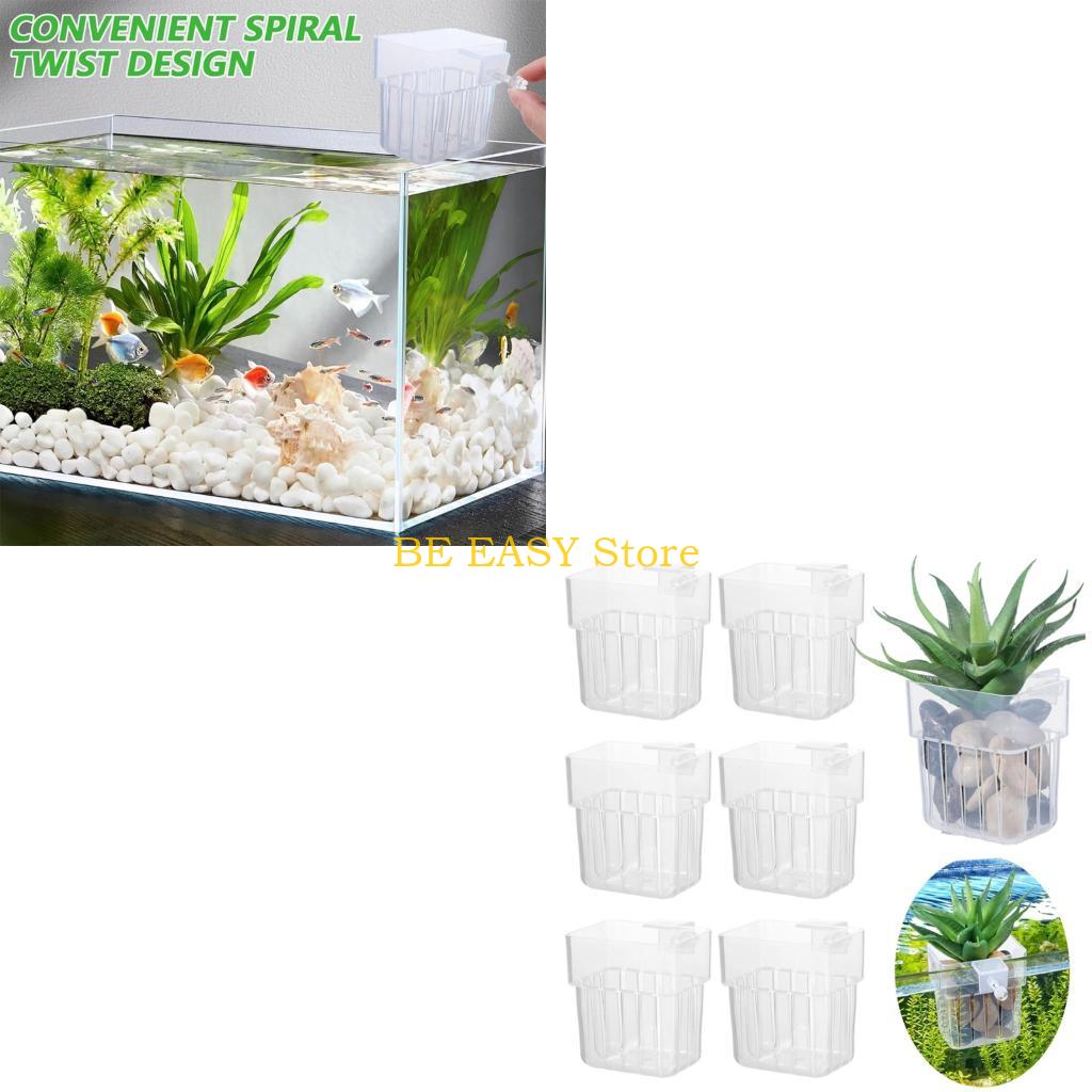 Aquarium Plant Grass - E28F Multifunctionele Hydrocultuur Hangende Planter Cup