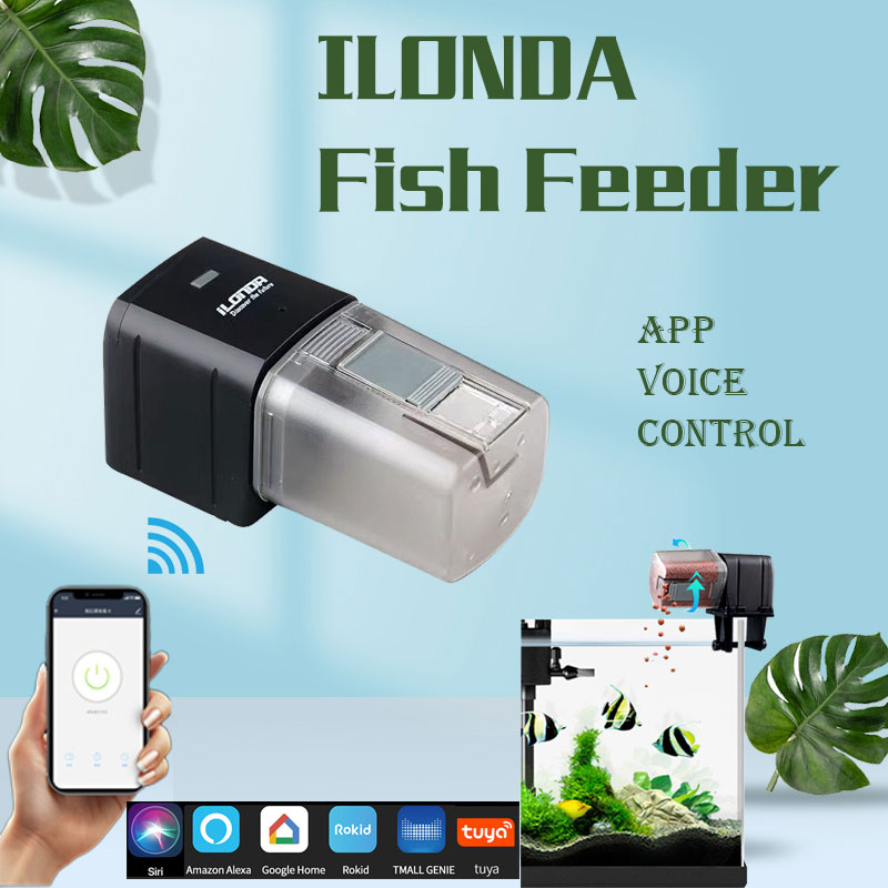 Aquarium Plant Nutrients - Ilonda Automat Wifi Vissen Feeder Aquarium