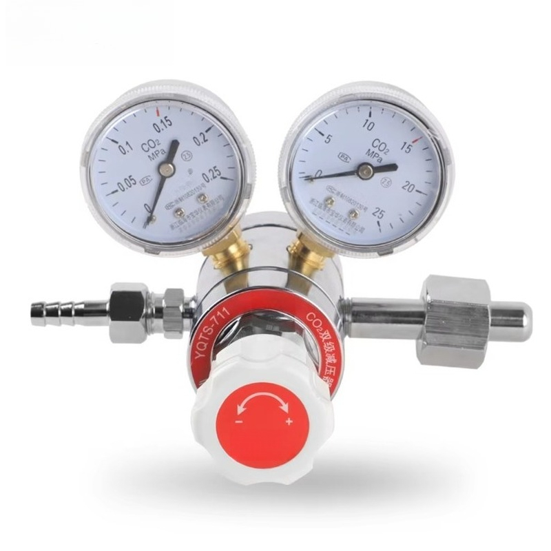 Met dubbele manometers voor CO - Co2 Regulator Dual Stage recensie en prijs