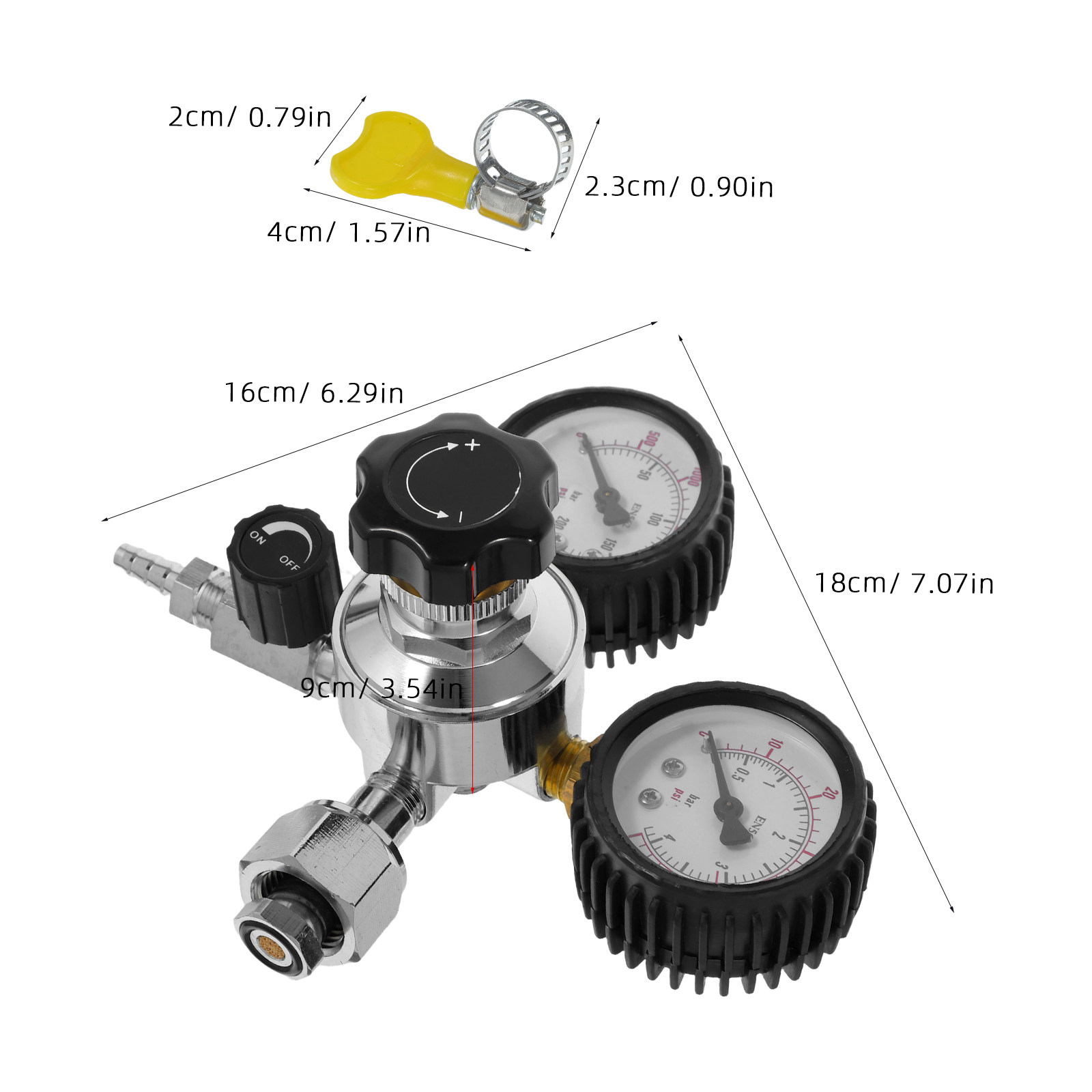 1Set Bierbrouwsysteem Cga320 D - Co2 Regulator Dual Stage recensie en prijs