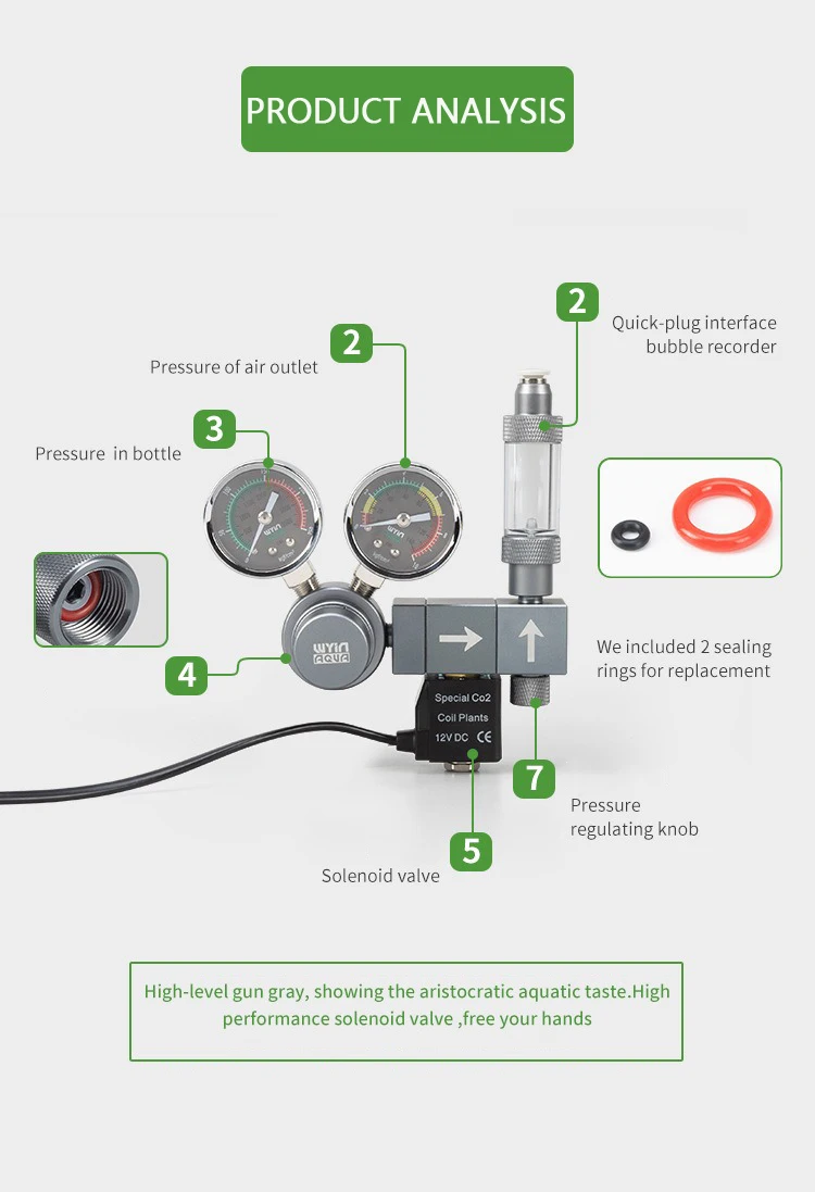 Aquarium CO2-regelaar Dubbele  - Co2 Regulator Dual Stage recensie en prijs