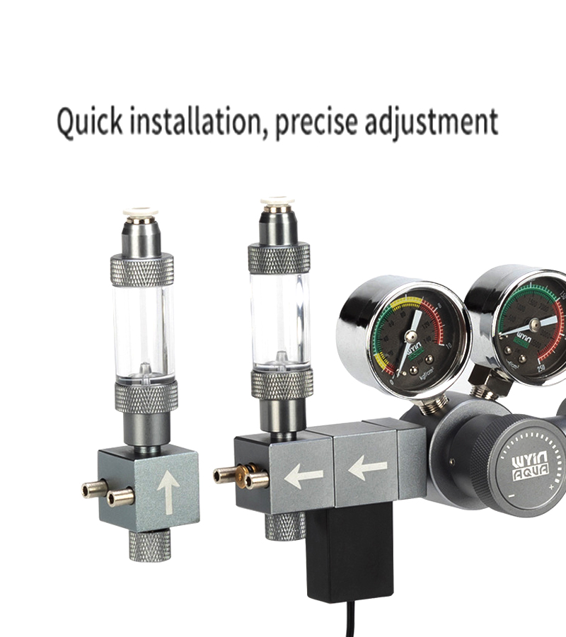 Aquarium DIY CO2-regelaar, dub - Co2 Regulator Dual Stage recensie en prijs