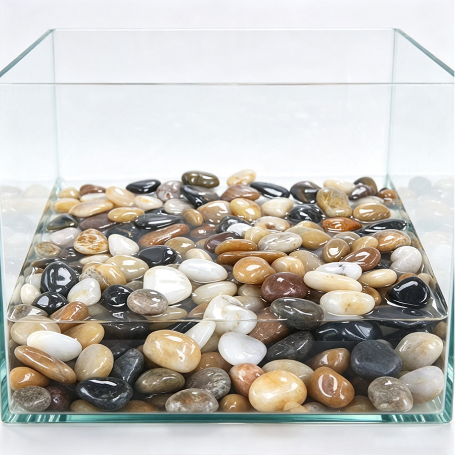 300-700g Gladde rivierkiezels, - Aquarium Plants recensie en prijs