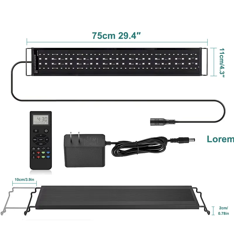 SIROKA 75cm Professionele LED  - Planted Aquarium Hours recensie en prijs