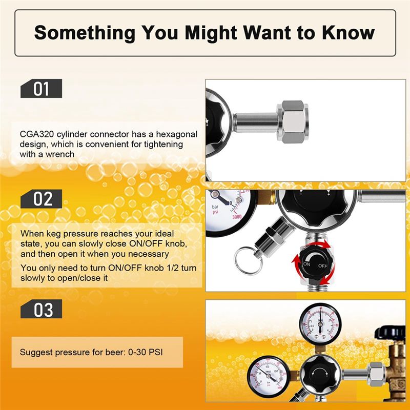 A02M-CGA-320 Keg Regulator, Du - Co2 Regulator Dual Stage recensie en prijs