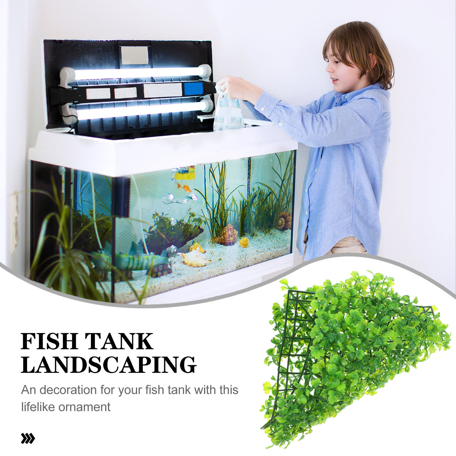 Kunstmatige aquariumplanten, r - Aquarium Plant Grass recensie en prijs
