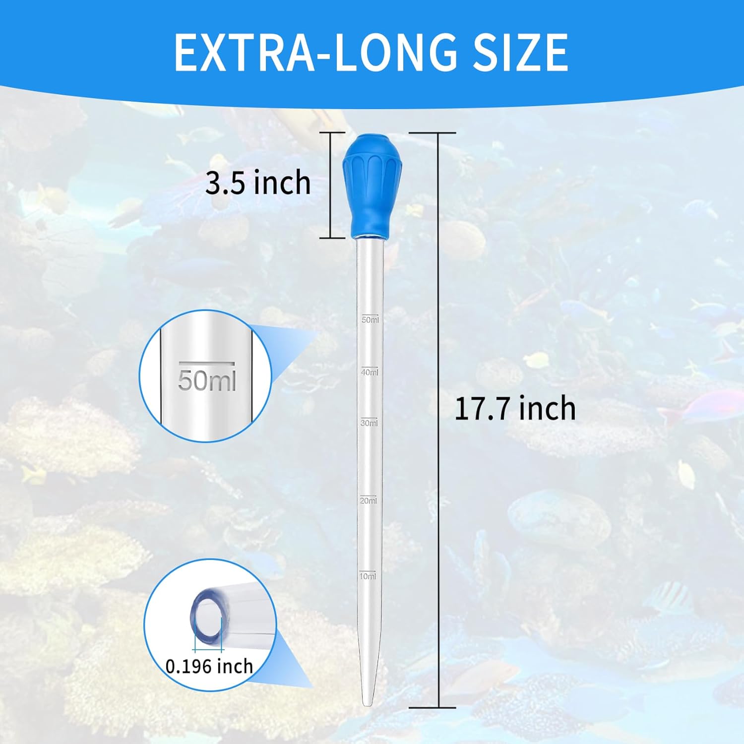 Lange pipet voor visaquarium k - Aquarium Plant Nutrients recensie en prijs