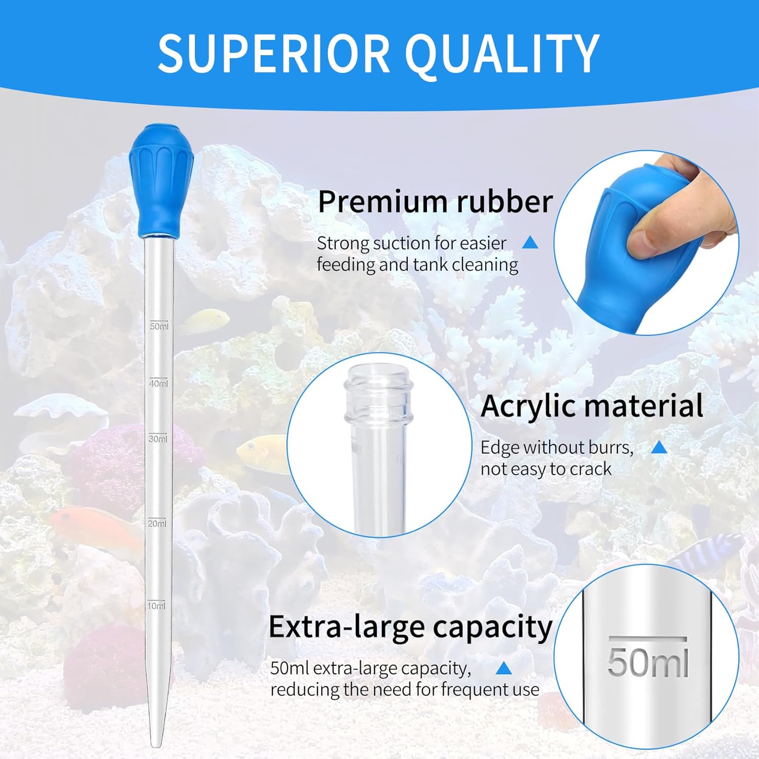 Lange pipet voor visaquarium k - Aquarium Plant Nutrients recensie en prijs