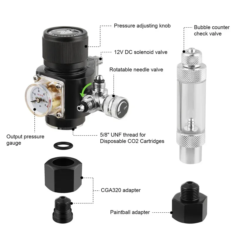 FZONE Dual Stage CO2 Regulator - Co2 Regulator Dual Stage recensie en prijs