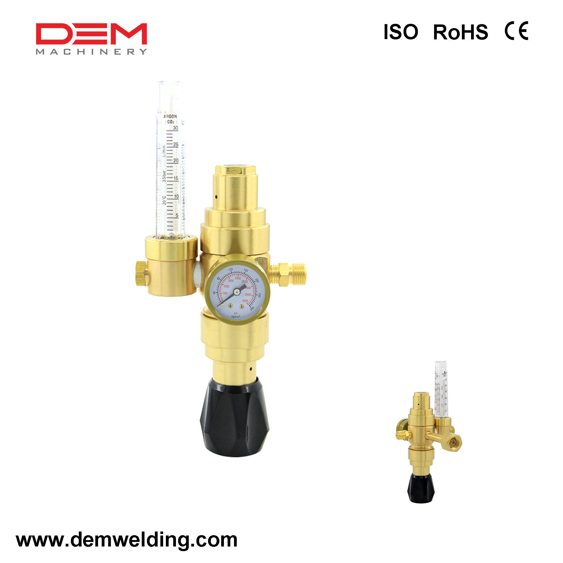 DEM WR2400 Precisie Flow Contr - Co2 Regulator Dual Stage recensie en prijs